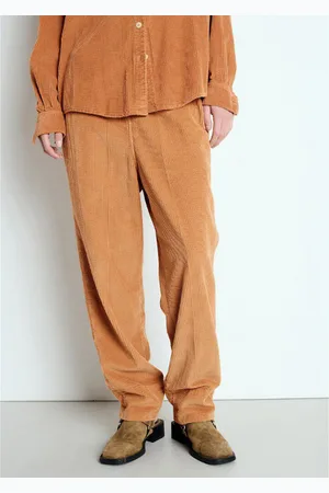 American Vintage Pantaloni In Velluto A Carota Padow Donna Taglie XS