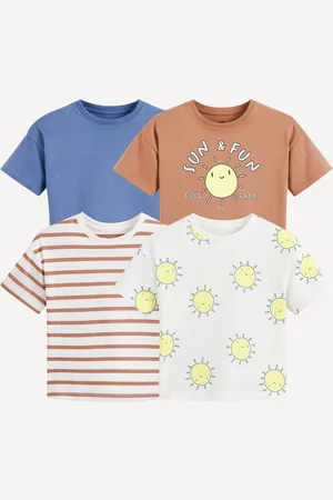 La Redoute Confezione Da 4 T-shirt Girocollo Stampate Taglie 18 mesi - 81 cm