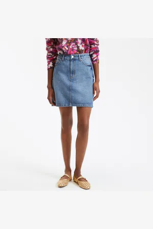 La Redoute Gonna Corta In Denim Donna Taglie 38 (IT) - 34 (FR)