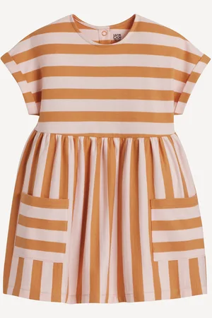 La Redoute Abito A Righe Maniche Corte Bambina Taglie 18 mesi - 81 cm