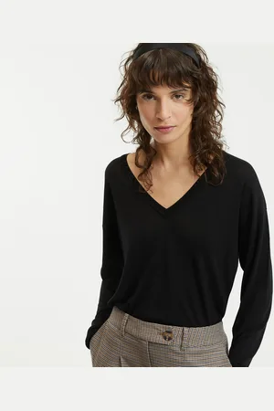 La Redoute Maglione Scollo A V In Maglia Fine Donna Taglie XS
