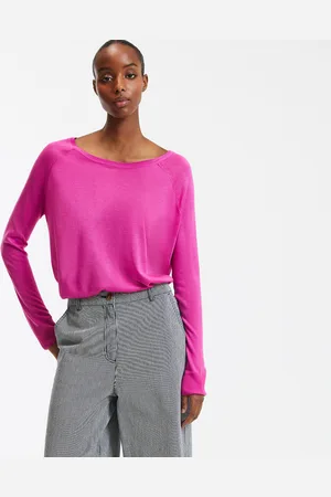 La Redoute Pull Girocollo In Maglia Fine, Maniche Lunghe Donna Taglie XS