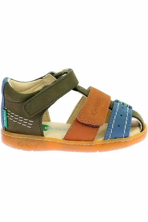 Kickers Sandali Chiusi In Pelle Kick Bazar Bambina Taglie 19