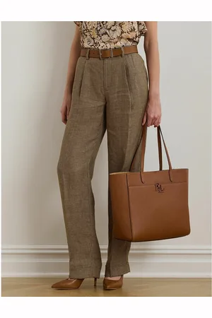 Ralph Lauren Shopping Bag Grande In Pelle, Cameryn
