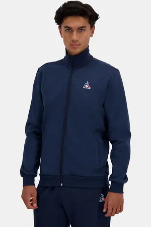 Le Coq Sportif Felpa Collo Alto Con Zip Essentiel Uomo Taglie S