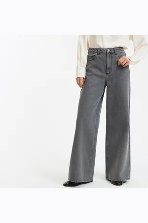 La Redoute Jeans Extra Larghi, Vita Alta Donna Taglie 38 (IT) - 34 (FR)