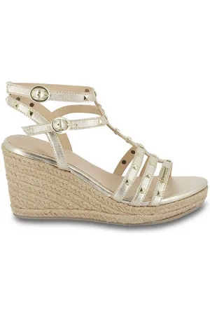 Les Tropéziennes par M Belarbi Espadrillas In Pelle Con Zeppa Lili Donna Taglie 37