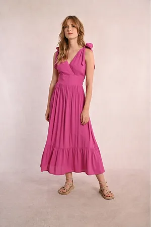 Molly Bracken Abito Di Media Lunghezza Con Spalline Annodate Donna Taglie XS