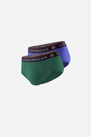 LE SLIP FRANCAIS Confezione Da 2 Slip Tinta Unita Uomo Taglie M
