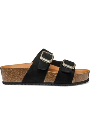 Geox Mules Con Zeppa In Pelle Brionia Donna Taglie 36
