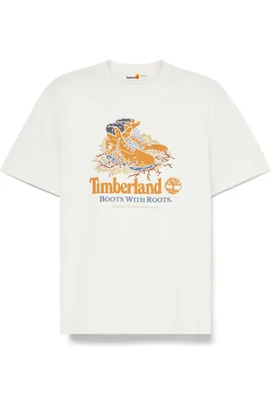 Timberland T-shirt Maniche Corte Con Stampa Uomo Taglie S