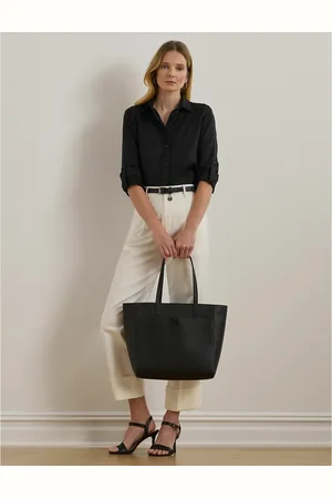 Ralph Lauren Shopping Bag Grande In Pelle, Cameryn