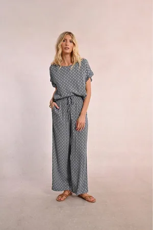 Molly Bracken Pantaloni Larghi Fantasia Donna Taglie XS
