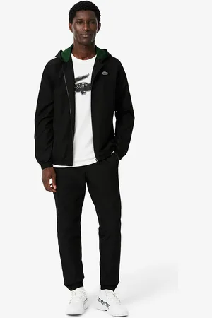 Lacoste Tuta Sportiva Con Striscia Con Logo Uomo Taglie M