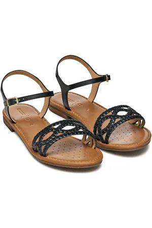 Geox Sandali Bassi In Pelle Sozy Donna Taglie 36