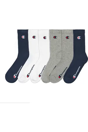 Champion Confezione Da 6 Paia Di Calze Alte Con Logo Uomo Taglie 35/38