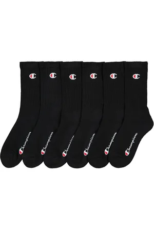 Champion Confezione Da 6 Paia Di Calze Alte Con Logo Uomo Taglie 35/38