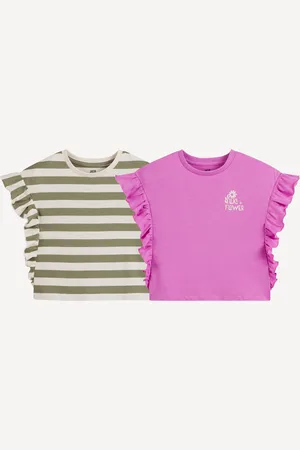 La Redoute Confezione Da 2 T-shirt Con Volant Taglie 18 mesi - 81 cm