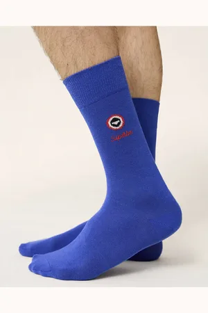 LE SLIP FRANCAIS Paio Di Calzini Alti Tinta Unita Lucas Uomo Taglie 39/42
