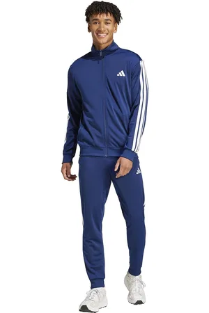 adidas Tuta Essenziale In Maglia A 3 Strisce Uomo Taglie S