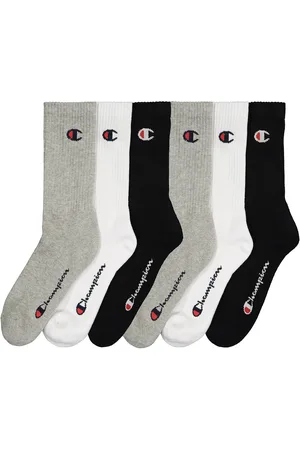 Champion Confezione Da 6 Paia Di Calze Alte Con Logo Uomo Taglie 35/38