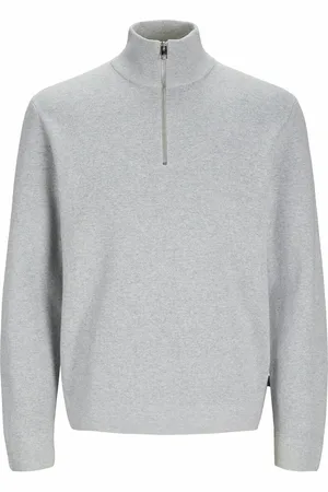 JACK & JONES Maglione Ampio Collo Alto Mezza Cerniera Uomo Taglie S