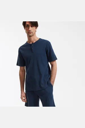 La Redoute Pigiama Corto Con T-shirt A Serafino Maniche Corte Uomo Taglie S