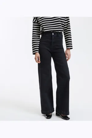 La Redoute Jeans Larghi, Vita Alta Donna Taglie 38 (IT) - 34 (FR)