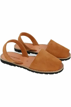 MINORQUINES Sandali Piatti Scamosciati Avarca Donna Taglie 36