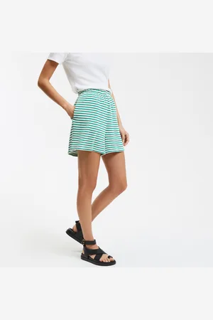La Redoute Pantaloncini In Maglia A Righe Donna Taglie XS