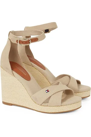 Tommy Hilfiger Sandali A Incrocio Con Zeppa Donna Taglie 36