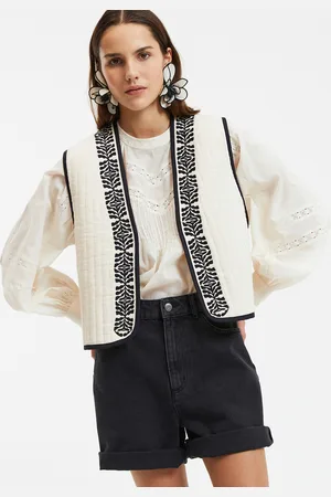 La Redoute Giacca Senza Maniche, Ricamata Donna Taglie XS