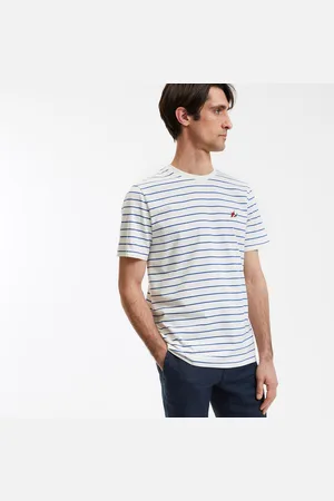 La Redoute T-shirt Girocollo Maniche Corte Ricamata Uomo Taglie S