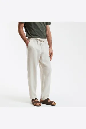 La Redoute Pantaloni Dritti In Lino Uomo Taglie S