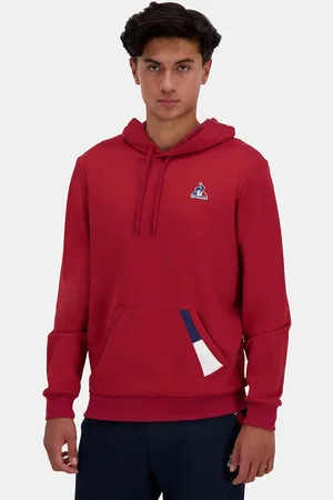 Le Coq Sportif Felpa Con Cappuccio Tricolore Uomo Taglie M