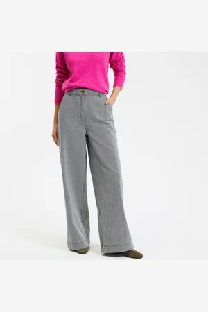 La Redoute Pantaloni Larghi Vita Alta Donna Taglie 38 (IT) - 34 (FR)