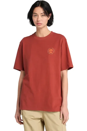 Timberland T-shirt A Maniche Corte Con Disegno Sul Retro Uomo Taglie M