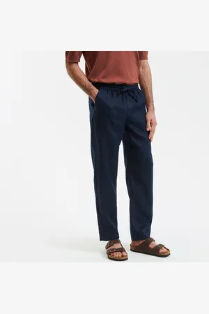 La Redoute Pantaloni Dritti In Lino Uomo Taglie S