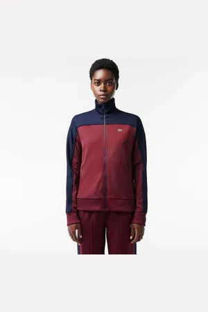 Lacoste Felpa Con Cerniera Color Block Donna Taglie 40 (IT) - 36 (FR)