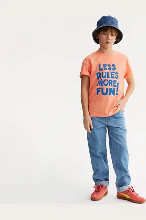 La Redoute T-shirt Girocollo Con Scritta Bambino Taglie 4 anni - 102 cm
