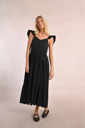 Molly Bracken Abito Di Media Lunghezza Con Spalline Con Volant Donna Taglie XS