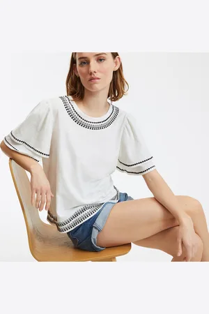 La Redoute T-shirt Girocollo Maniche Corte Donna Taglie XS