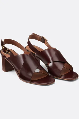 La Redoute Sandali Con Tacco In Pelle Liscia Donna Taglie 36