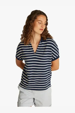 Tommy Hilfiger Polo A Maniche Corte Taglio Ampio Donna Taglie XS