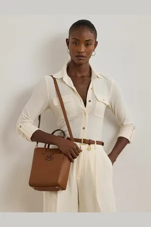 Ralph Lauren Piccola Tote Bag In Pelle, Con Tracolla, Cameryn