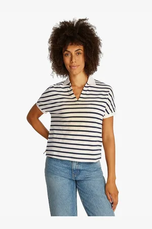 Tommy Hilfiger Polo A Maniche Corte Taglio Ampio Donna Taglie XS