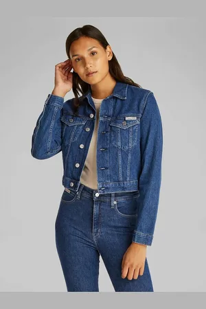 Calvin Klein Giacca Corta In Denim Donna Taglie S
