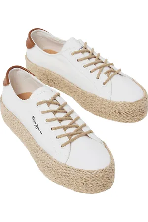 Pepe Jeans Sneakers In Tela, Suola Corda Kyle Classic Donna Taglie 36