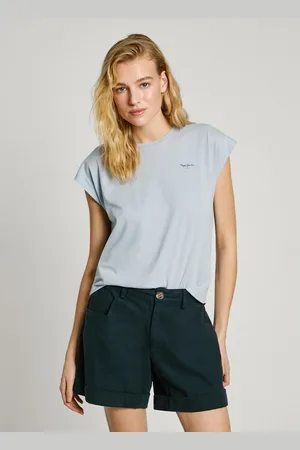 Pepe Jeans T-shirt Con Logo Maniche Corte Donna Taglie XS
