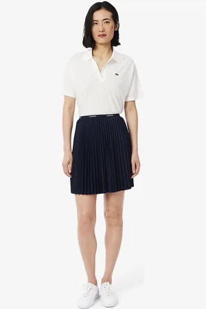 Lacoste Gonna Corta Plissettata Donna Taglie L